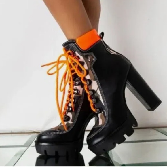 Azalea Wang Military Camo Boots - Picture 4 of 6